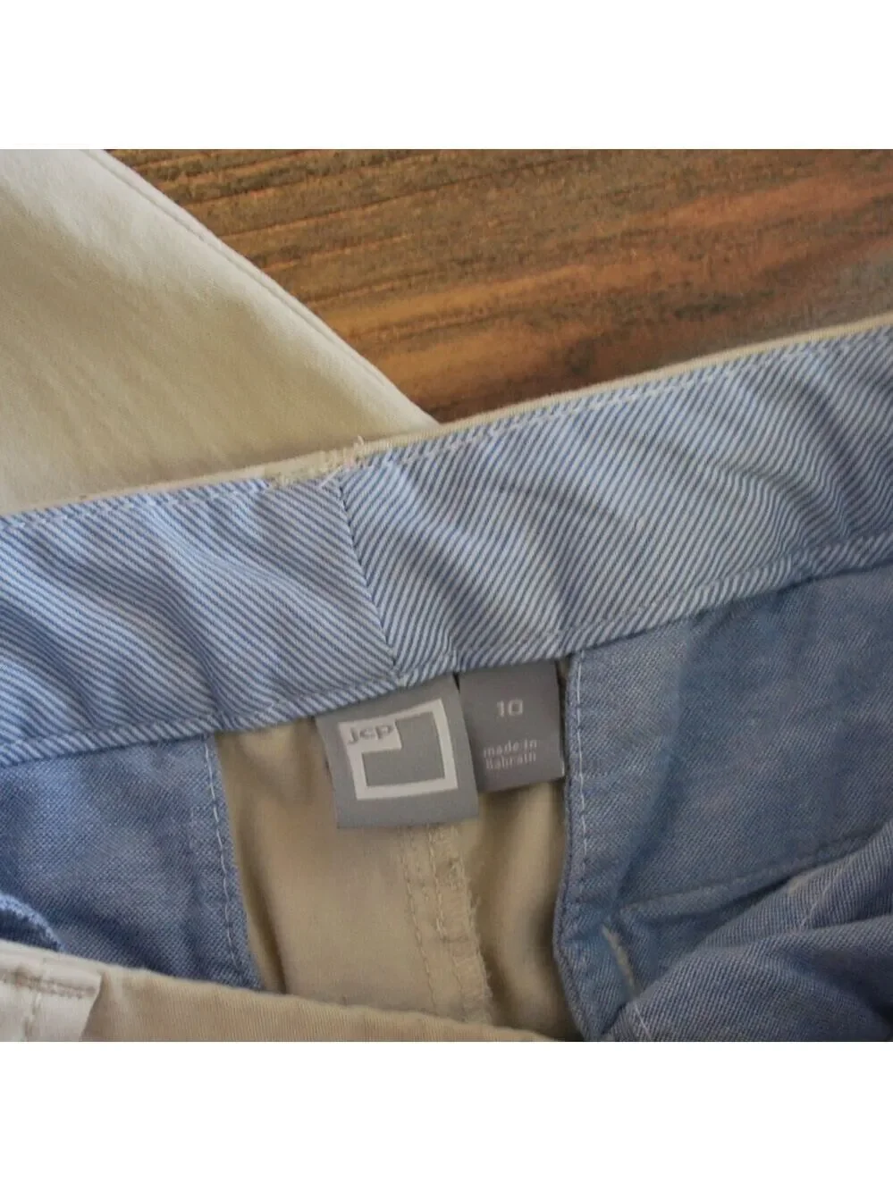 JCP JC Penney Women's Cotton Khaki Pants 10